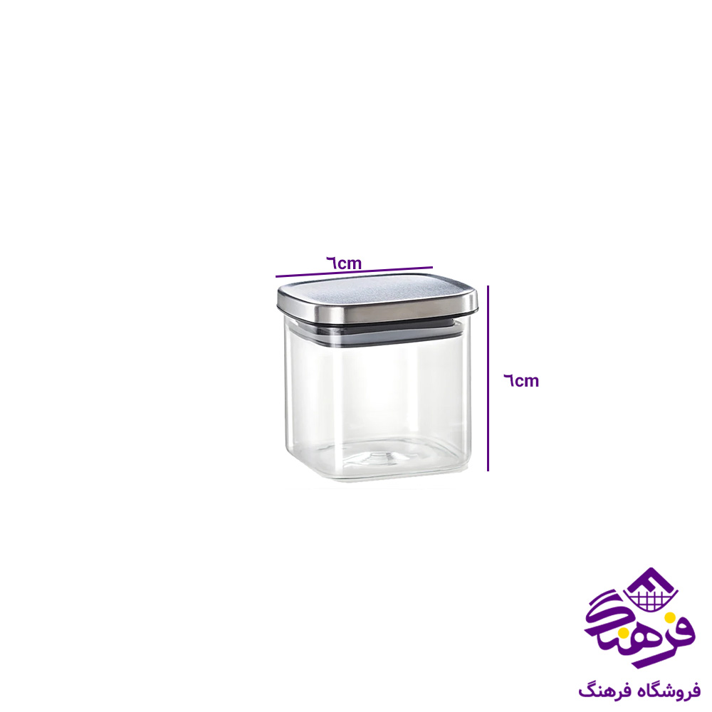 بانکه پیرکس درب استیل 6 در 6