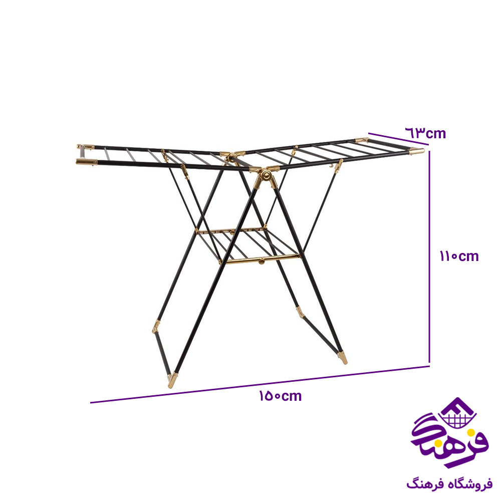 بندرخت ارتيستون ABS مشکي طلايي 1015