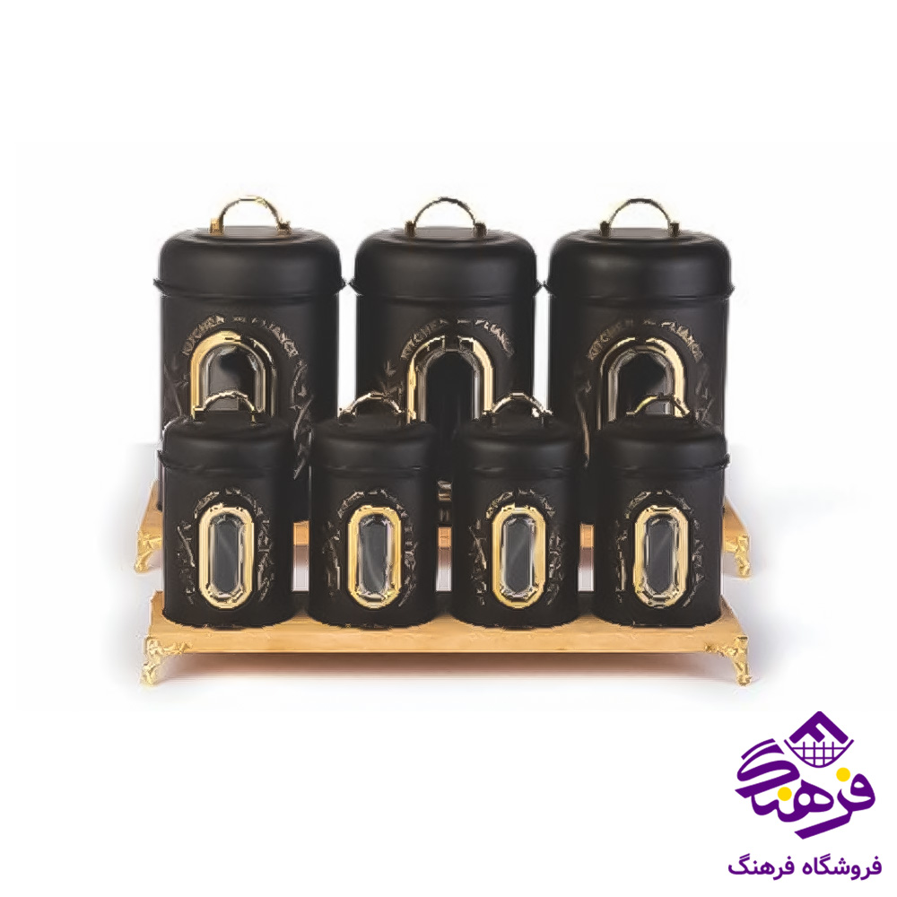 پاسماوري ارتيستون 8پارچه ورونا مشکي 88108