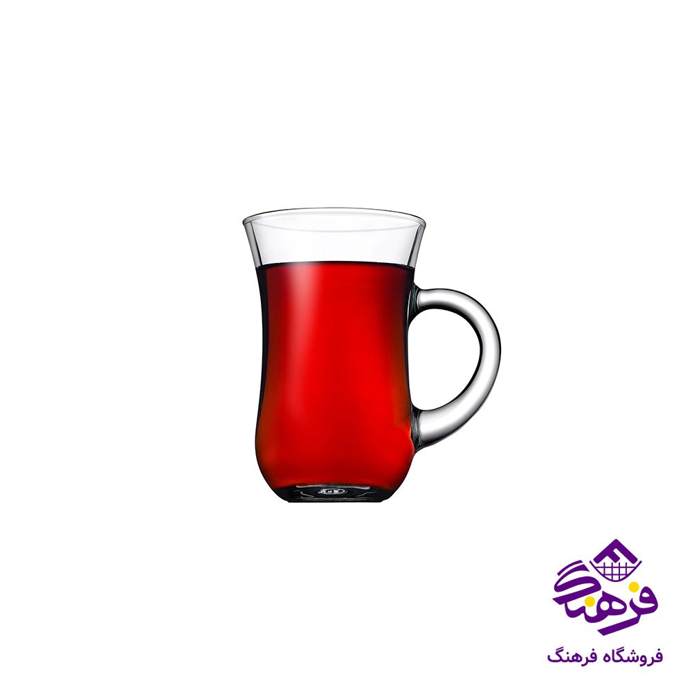 استکان گلجام دسته دار کادو کاوه-(6دک)