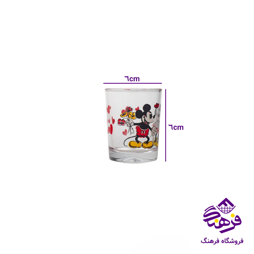 استکان پارس چاپی فله کاوه (72عددی)