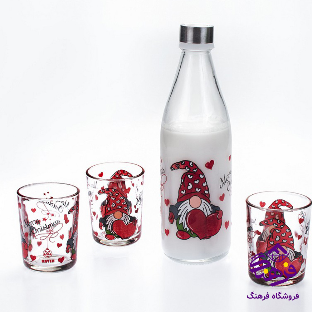 بطری و لیوان اکو چاپی پنجره ای کاوه (8دک)