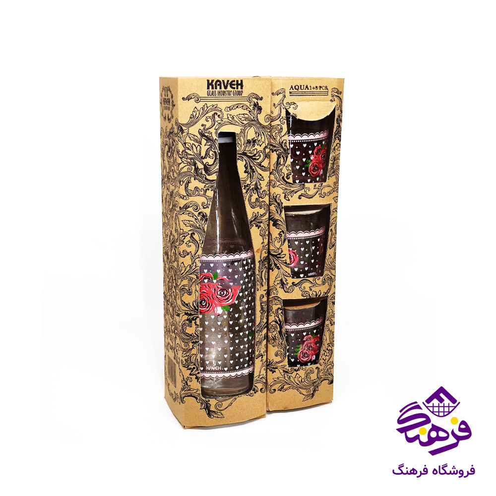 بطری و لیوان اکو چاپی پنجره ای کاوه (8دک)