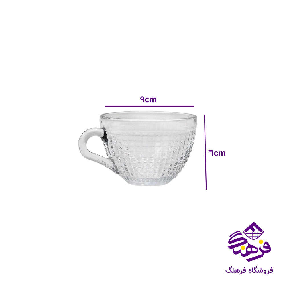 فنجان ونيز کادو بلور کاوه