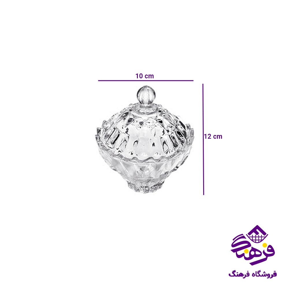 قندان بلور کاوه مدل مانیلا 12 بزرگ