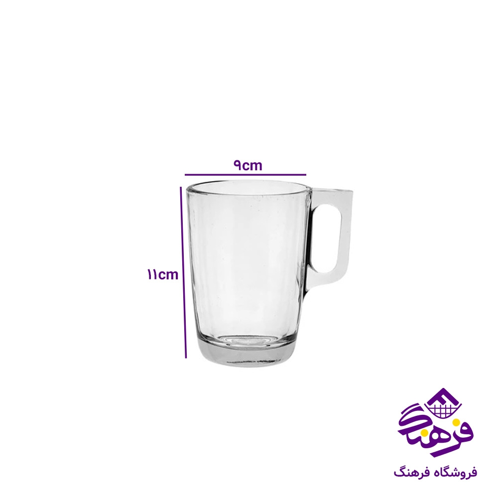 لیوان نوبل دسته دار کادو کاوه (6دک)