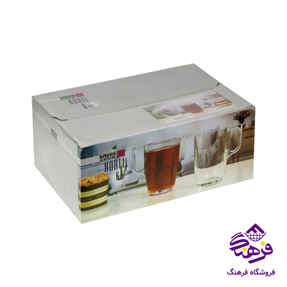 لیوان نوبل دسته دار کادو کاوه (6دک)