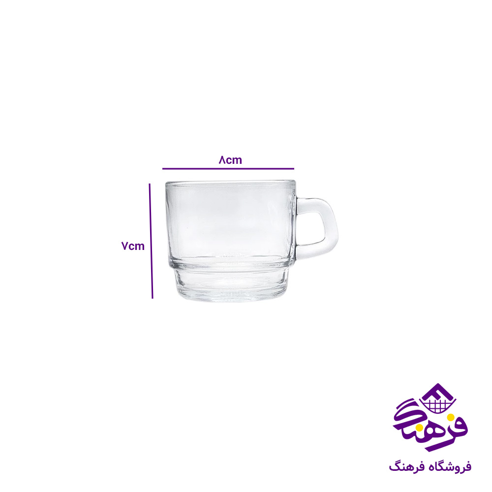 نیم لیوان طرح سپیدار کاوه