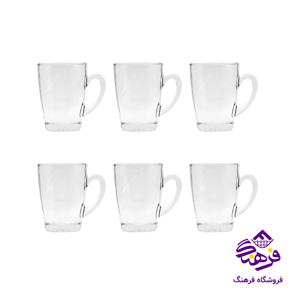 نیم لیوان اورانوس دسته دار فله کاوه (36عددی)