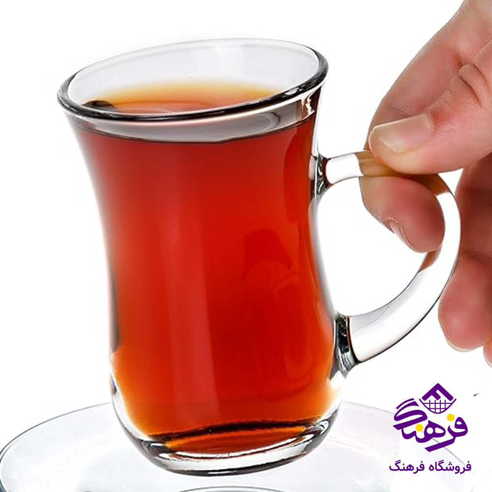 نیم لیوان گلجام دسته دار فله کاوه (36عددی)