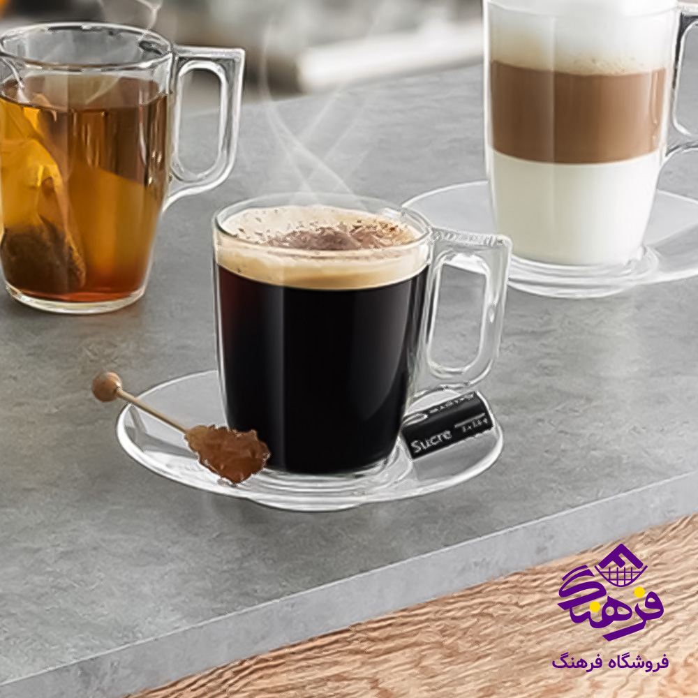 نیم لیوان نوبل دسته دار کادو کاوه