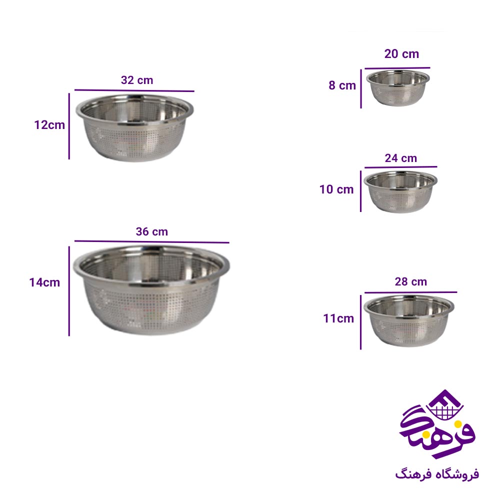 ابکش استیل کورکماز 5 تیکه