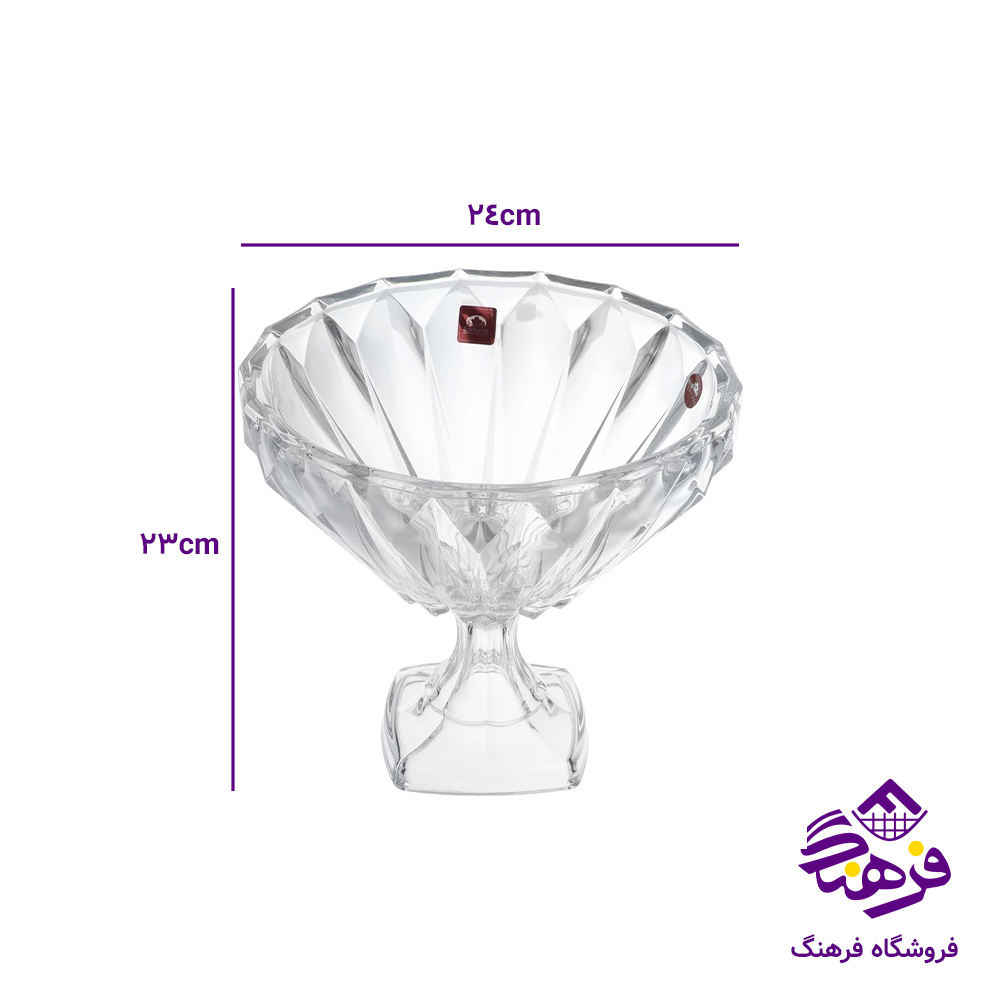 کاسه اجیل مودنا پایه دار کادو نوری (4دک)