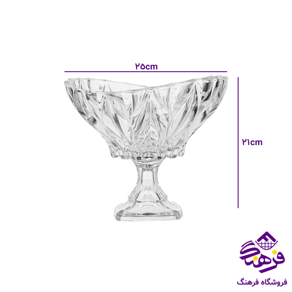 کاسه اجیل کایا پایه دار کادو نوری 4دک