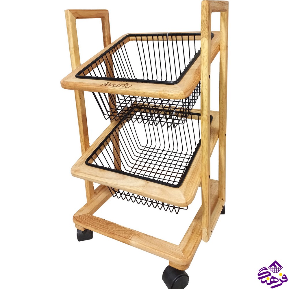 جاپیازی اوانا 2ط چوبی چرخدار