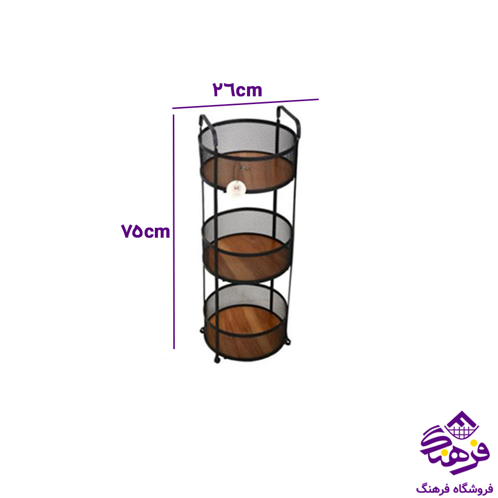 جاپیازی گلورا 3ط گرد مرولین 40143