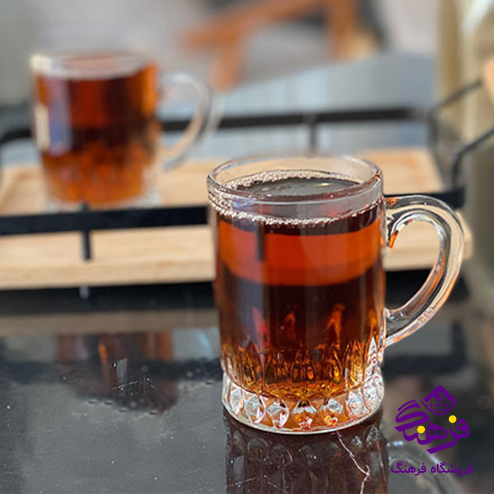 نیم لیوان وترو دسته دار کادو کاوه (6دک)