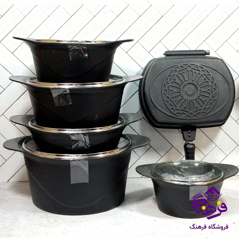 سرویس قابلمه 7پارچه الومینیوم ازمیر اراد