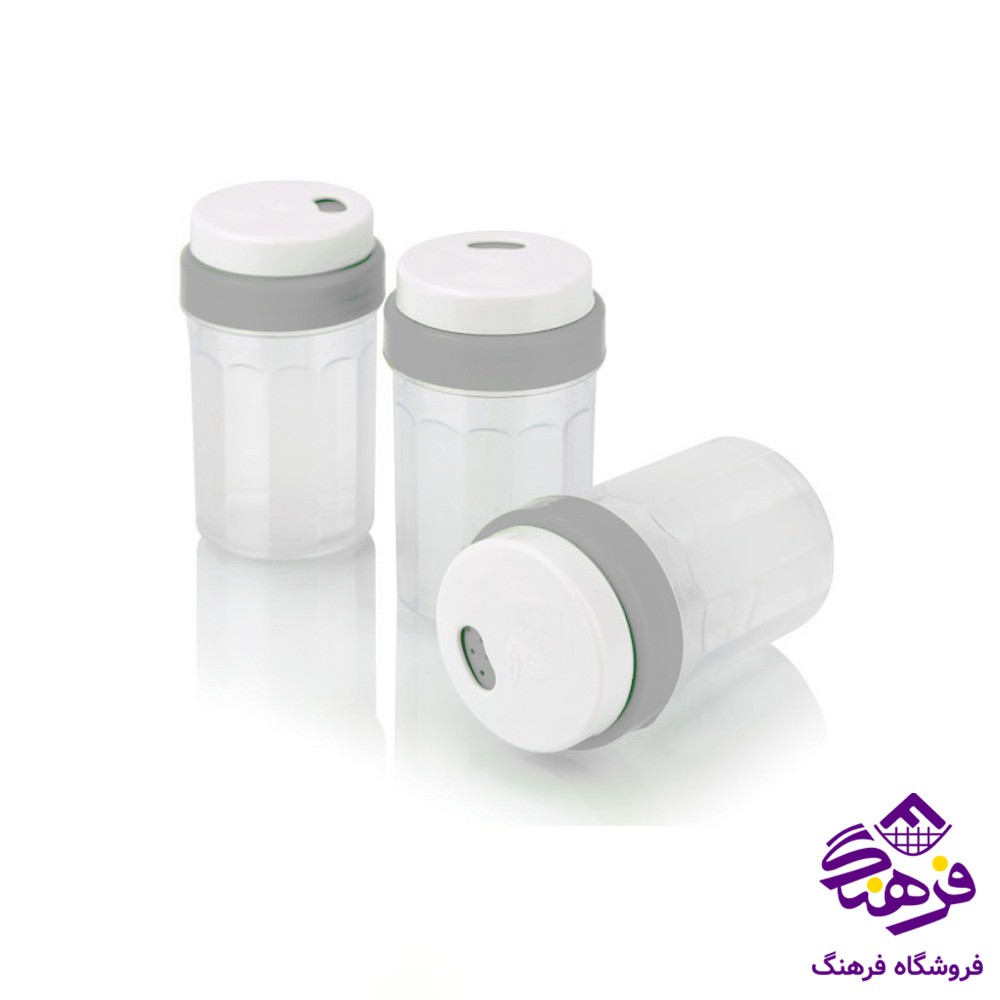 ادویه پاش کندی درب استیل سایز 8 