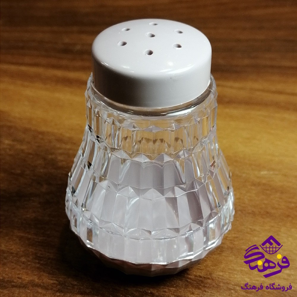 ادویه پاش کندی درب استیل سایز 8 