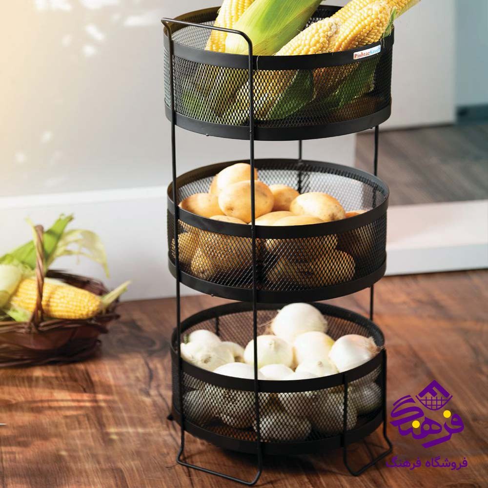 جاپیازی اروین 3ط گرد توری مشکی کاوه 476