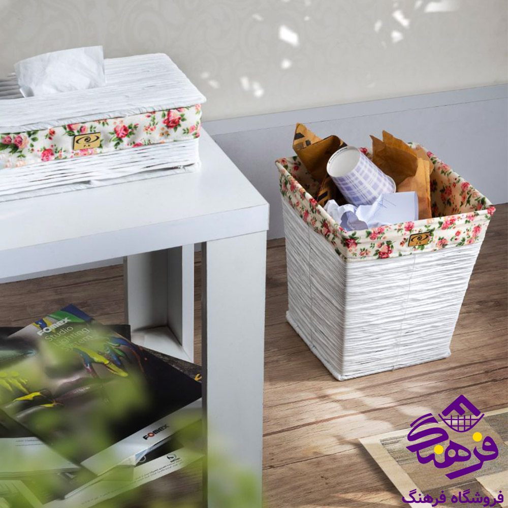سطل و دستمال رز سوگل ابکاری