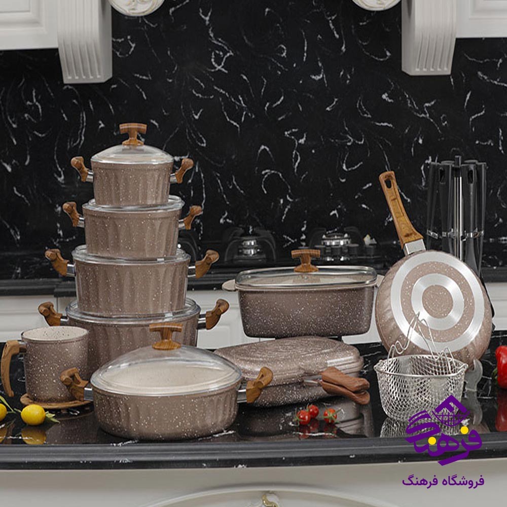 سرویس قابلمه 7پارچه الومینیوم ازمیر اراد