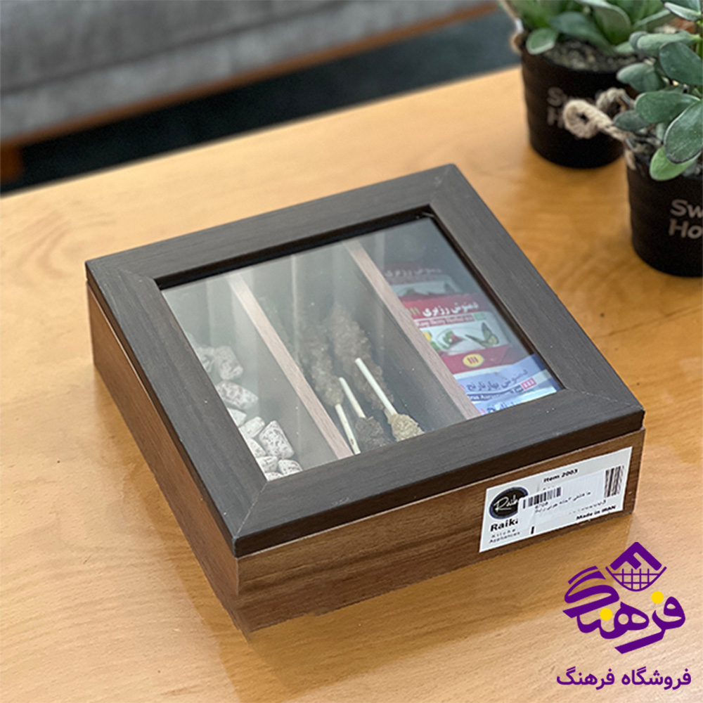 جاقاشق رایکا چوبی 3خانه کبریتی