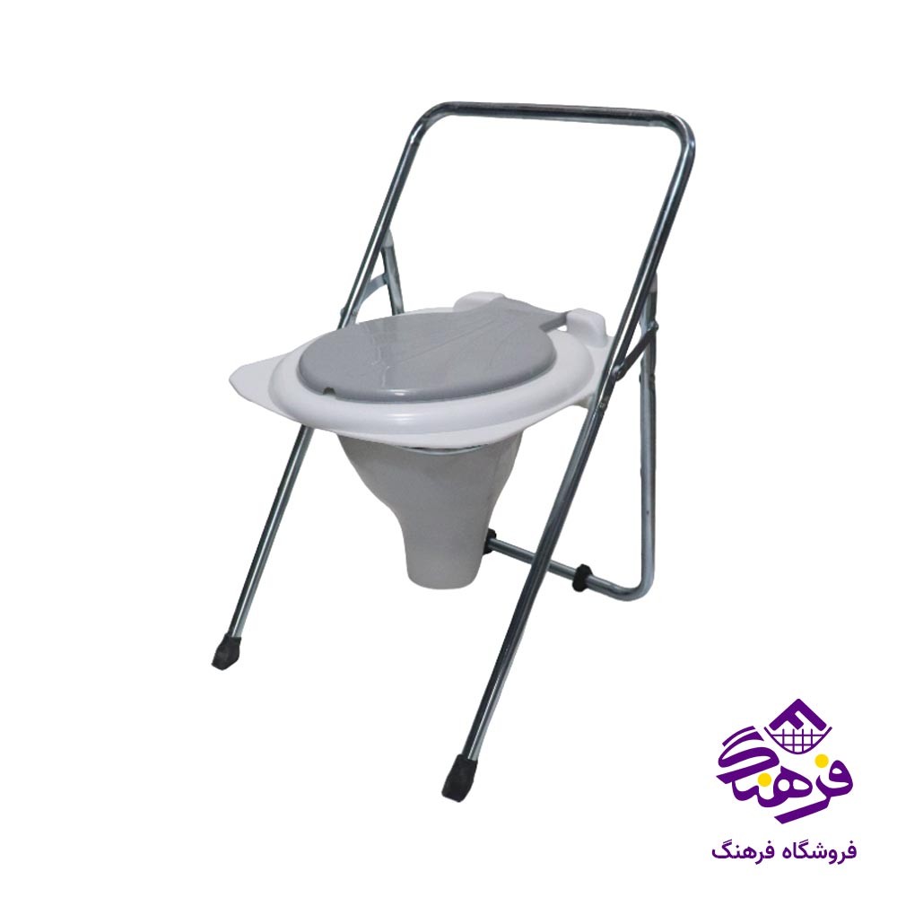 توالت فرنگی پویا مدل تاشو قيف دار پويا