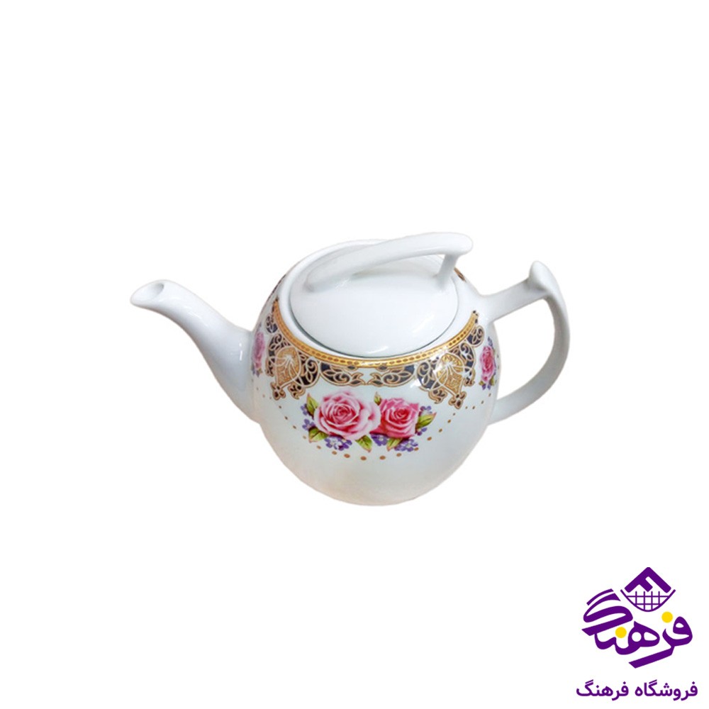 قوری گلدیس کف پهن متوسط 14