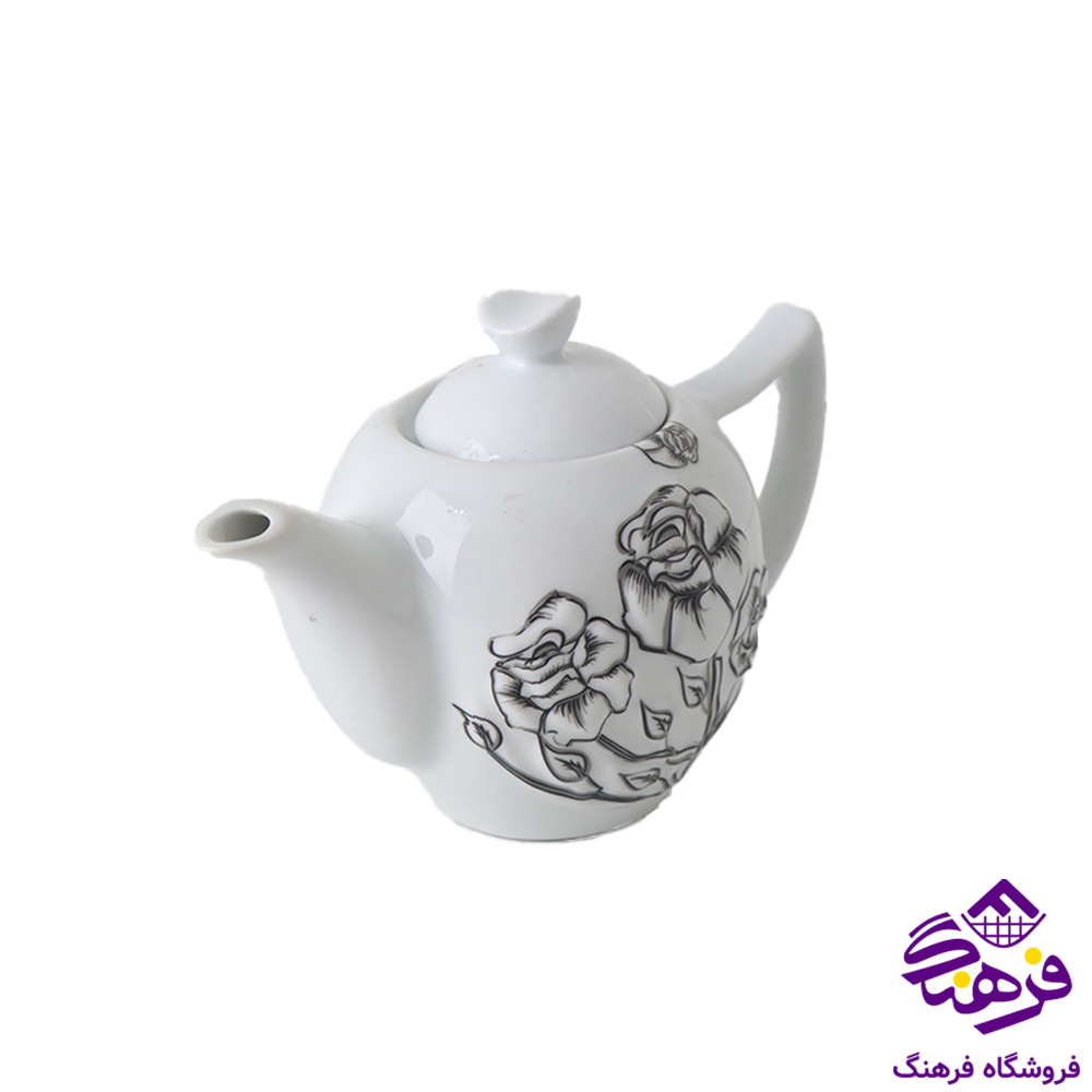 قوری گلدیس کف پهن متوسط 14