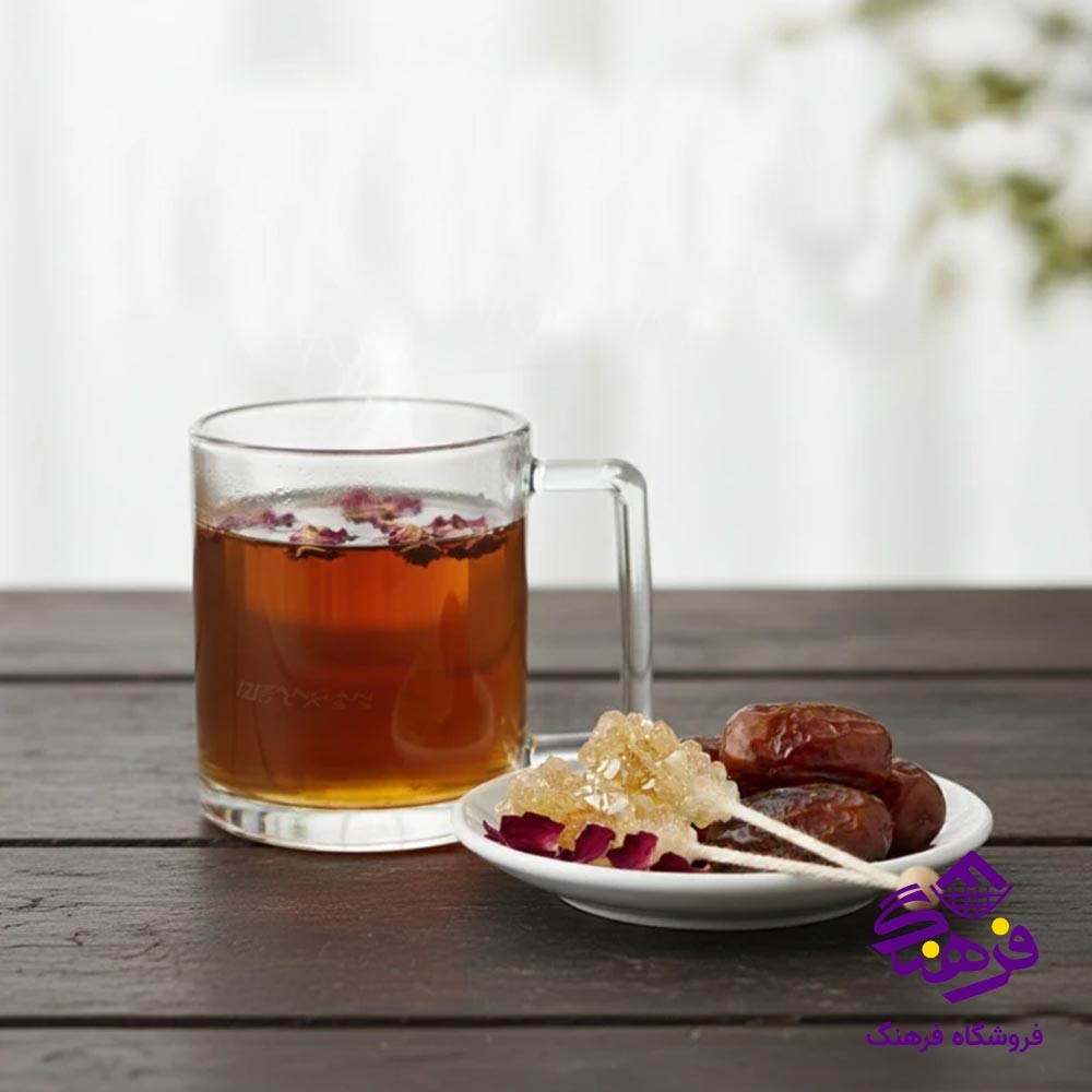 ليوان دسته دار بلور زنگان مدل ديانا 1457 ( 6 عددی )
