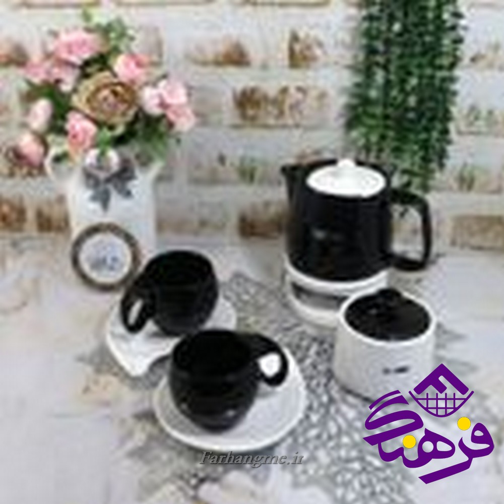چاي خوري کائولين رجينال مشکي طلايي