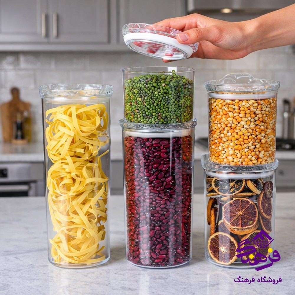 جاحبوباتی شفاف گرد هومکت مدل النا سایز 1 کد 3581