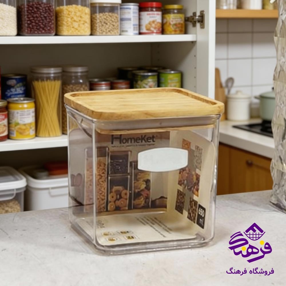 جاحبوباتی درب چوبی مربع هومکت مدل اراگل 1 کد 3568