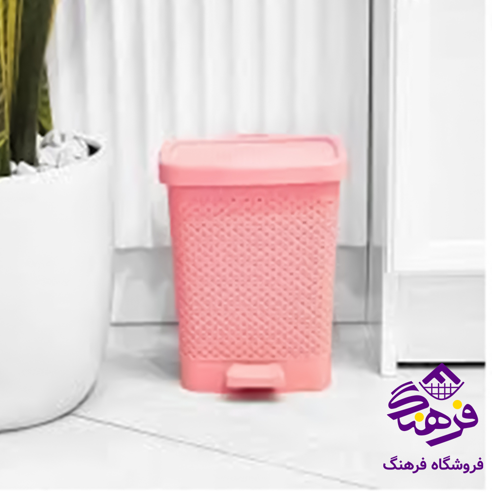 سطل زباله دوجداره بزرگ طرح مایا هوم کت