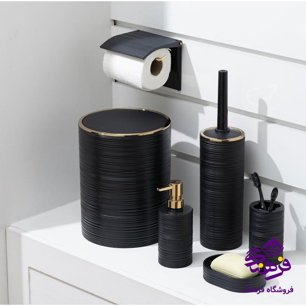 ست سرویس بهداشتی لیمون طرح گل