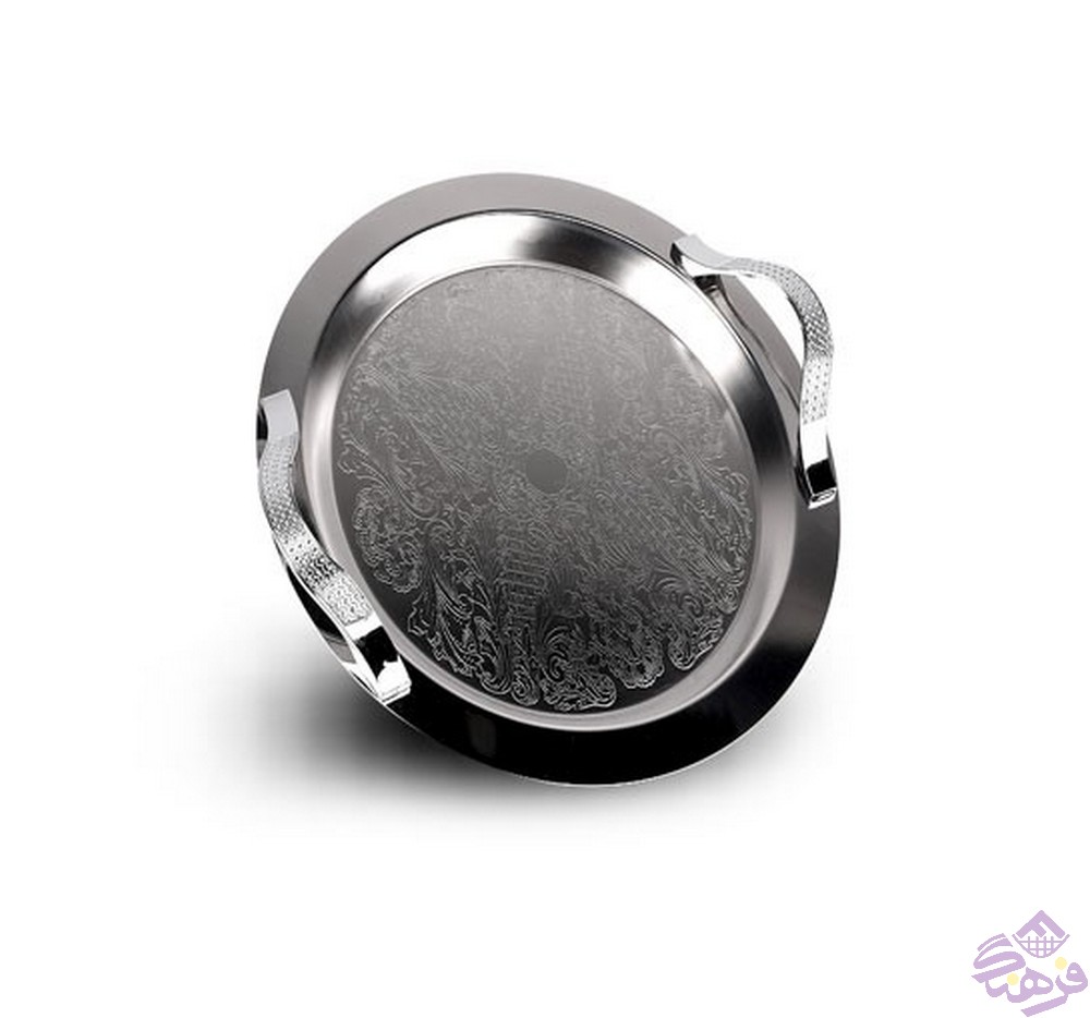 سینی نفیس مستطیل بزرگ کروم 2092