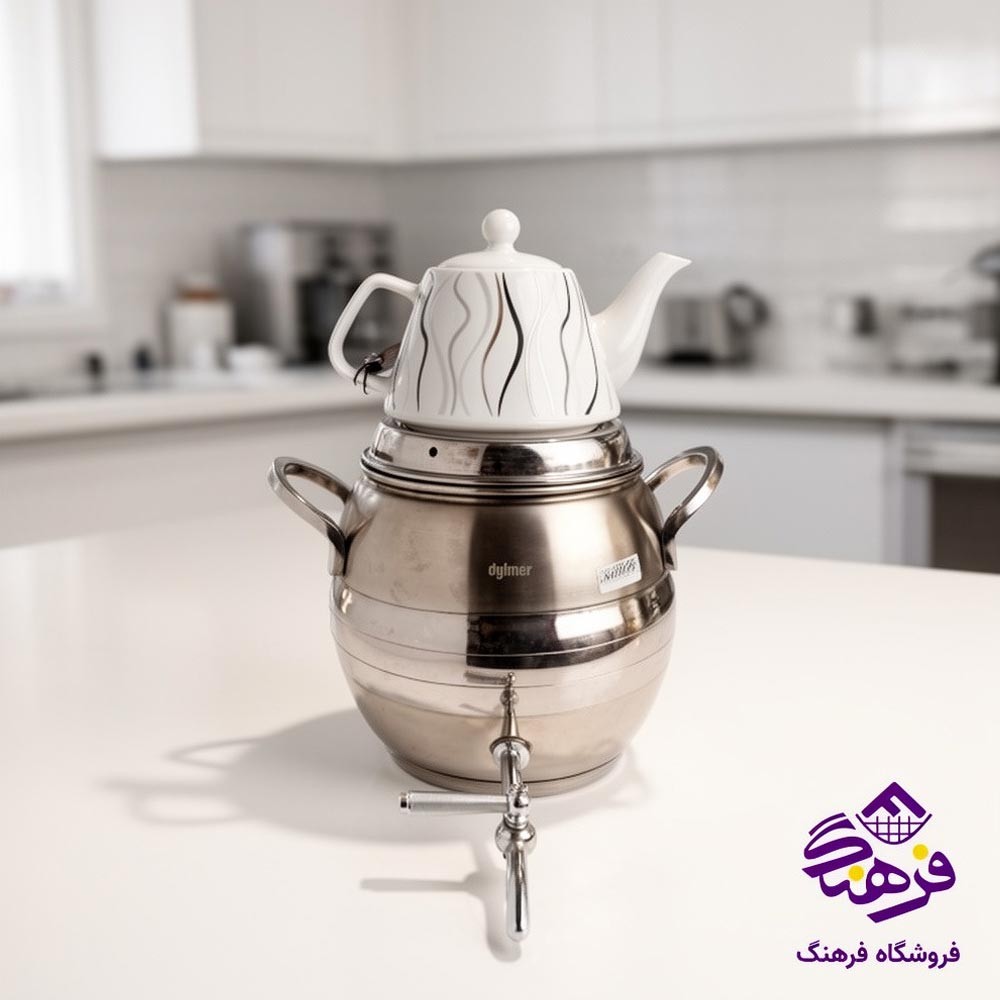 کتری قوری نفیس مدل پرو دیلماز رویال 3026