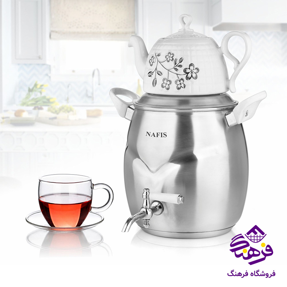 کتری قوری نفیس استیل 2098 ماکسون