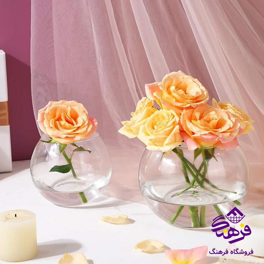 گلدان لیلیوم صورتی کاوه کادو (8دک)