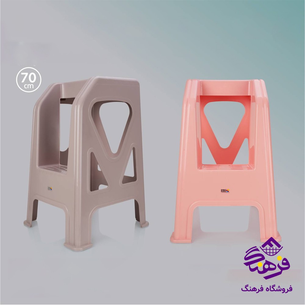 چهارپایه ایده ال اسان 2پله 70سانت