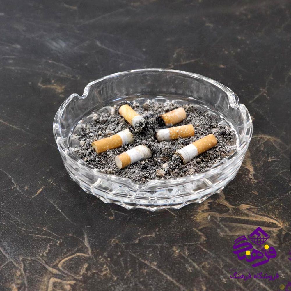 زیرسیگاری بلور کاوه مدل لئون