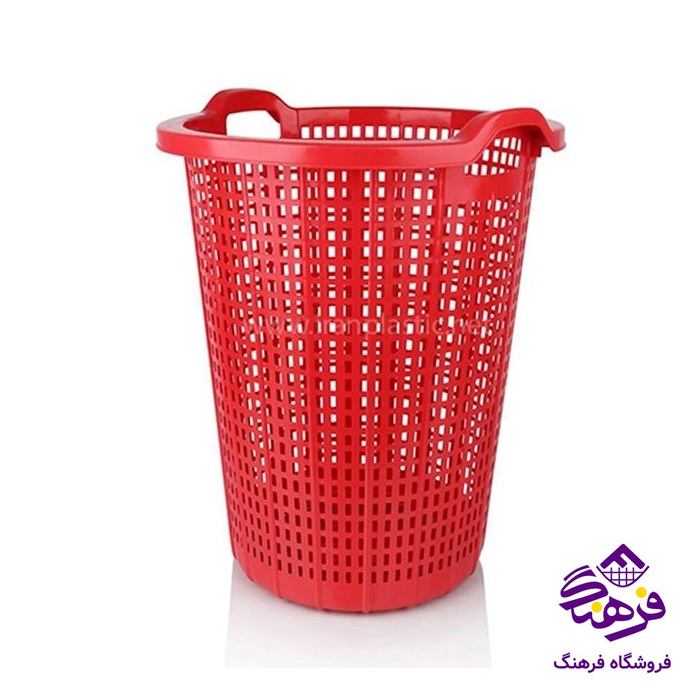 سبد رخت گرد سایز متوسط طرح مهرانا تسا