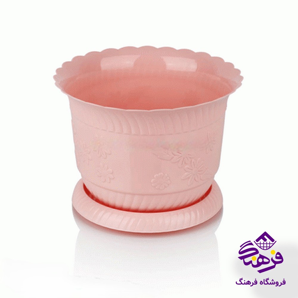گلدان لیلیوم صورتی کاوه کادو (8دک)