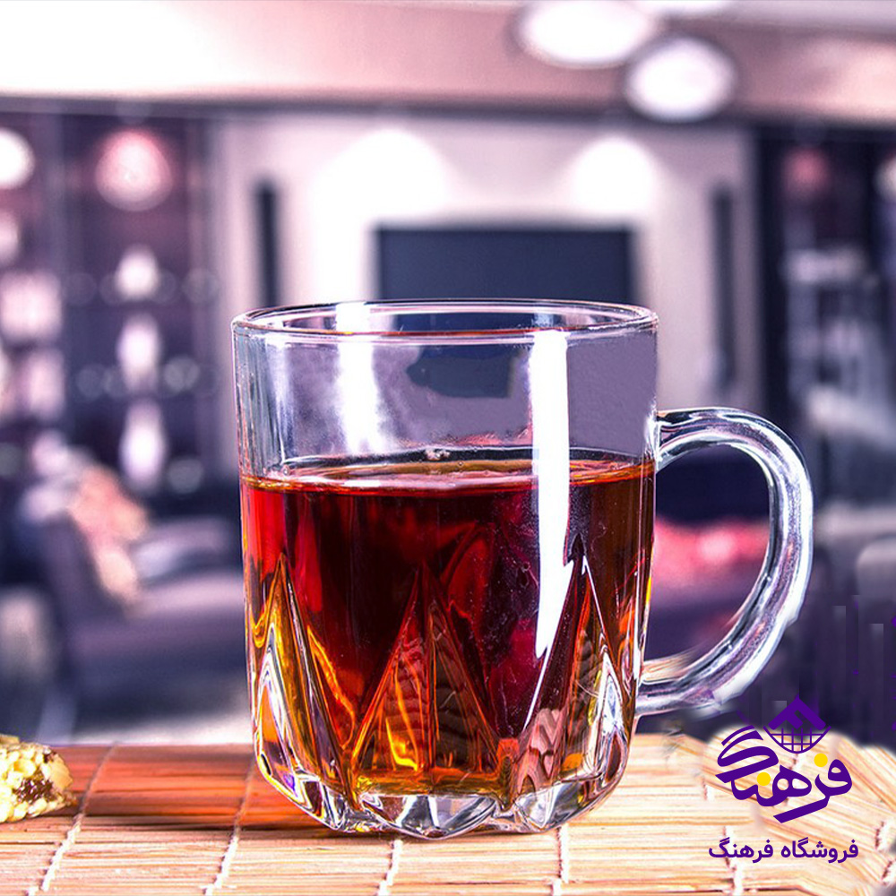 لیوان مدل محمود دسته دار شیرینگ کاوه