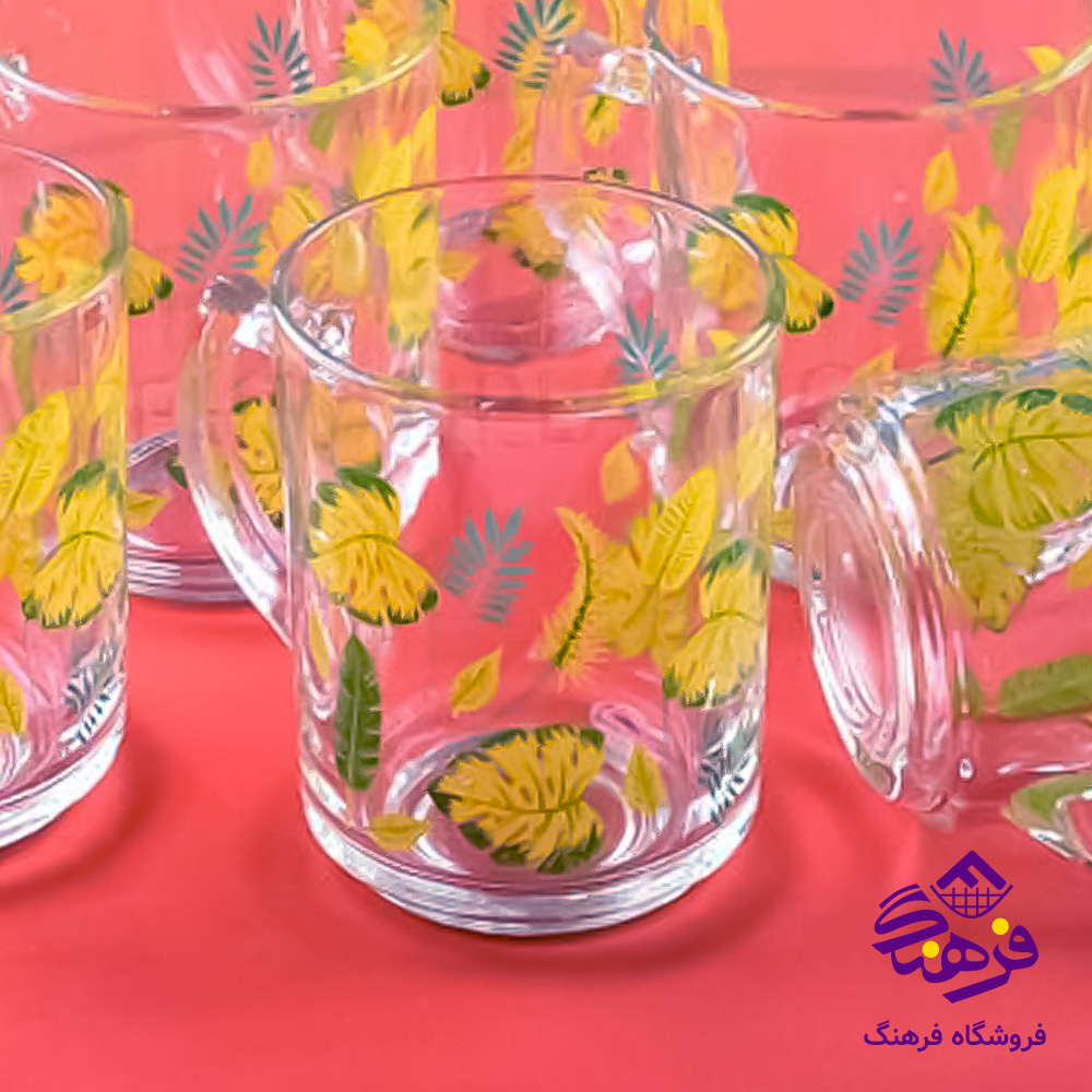 لیوان تاندر چاپی نیو پنجره ای کاوه (جفتی) (18ج دک)
