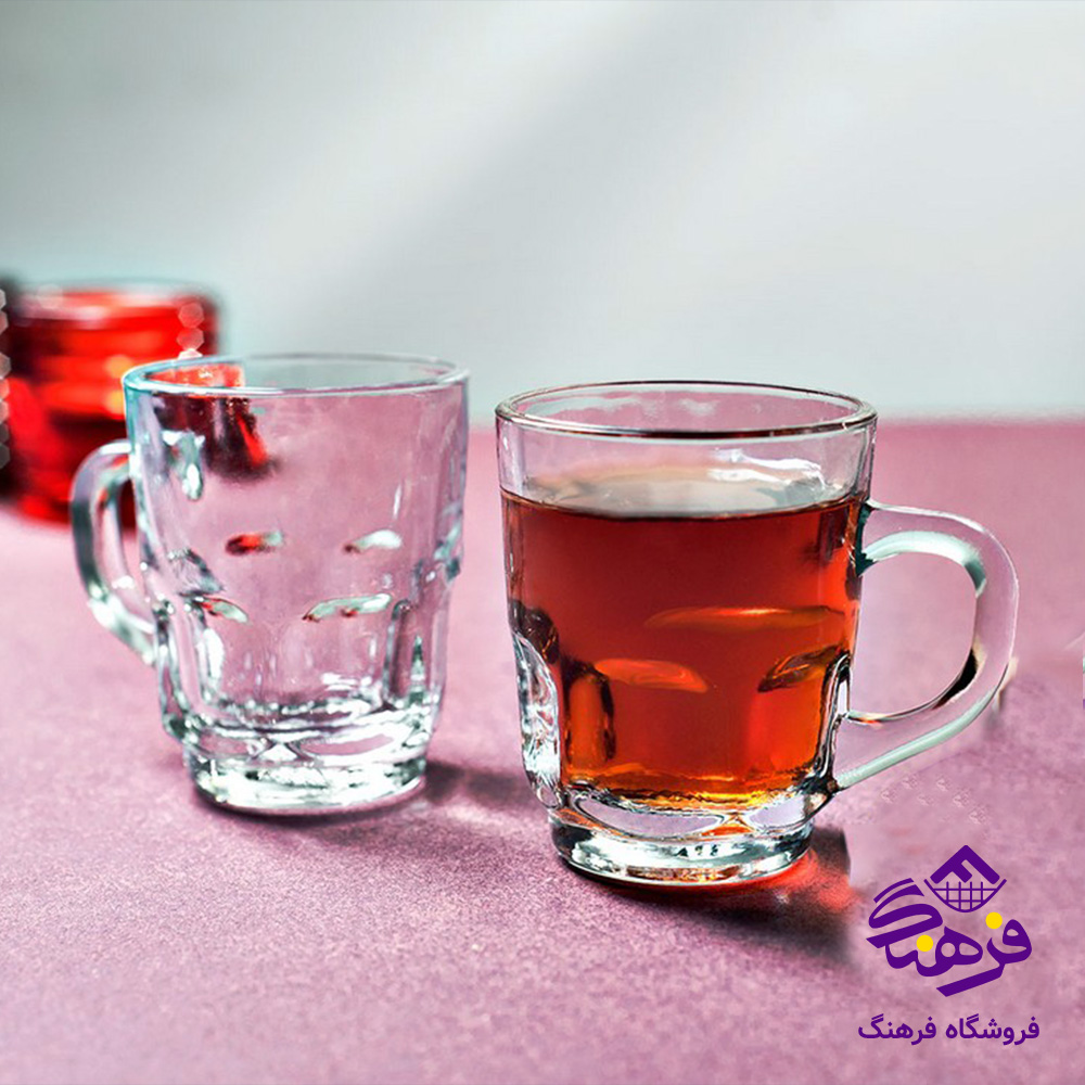 لیوان کلاسیک دسته دار کادو زنگان 6دک 1441