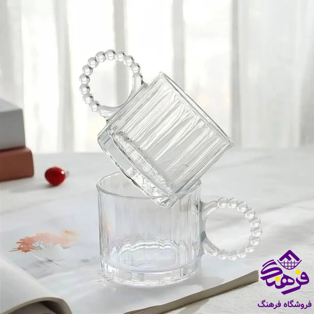 لیوان ملورین دسته دار کادو کاوه جفتی 18ج دک