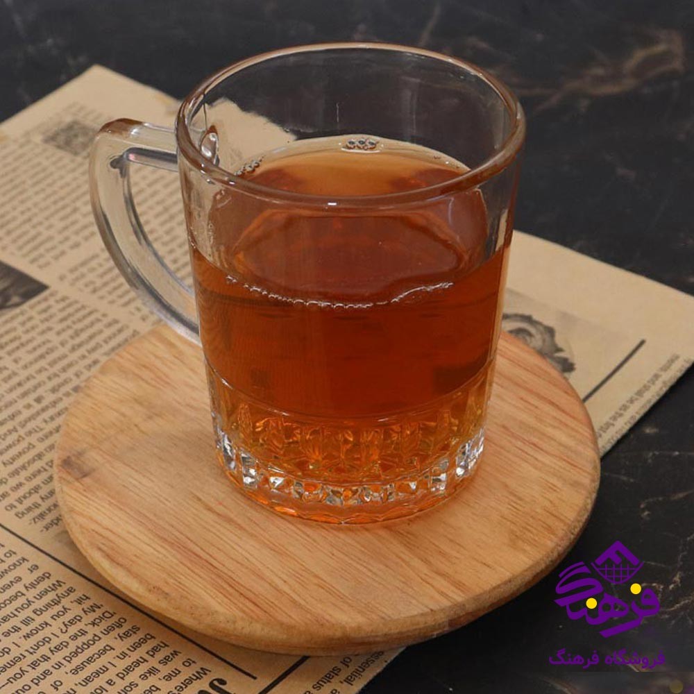  لیوان دسته داربلورکاوه مدل دینا (6عددی) 